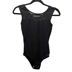 Cat & Jack Girl’s Black Dance Leotard Size XL 14 16